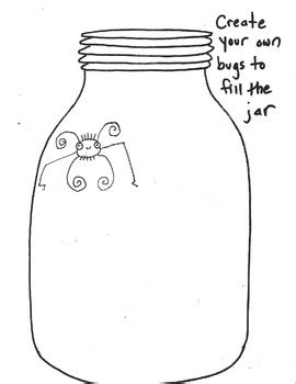 bug jar drawing worksheet  josh compton teachers pay teachers