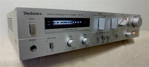 technics su v5 vintage stereo integrated amplifier 515w in excellent
