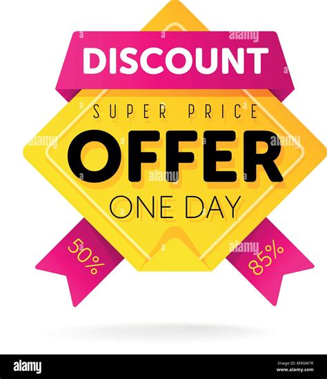 discount tag  special offer sale sticker stock vector image art