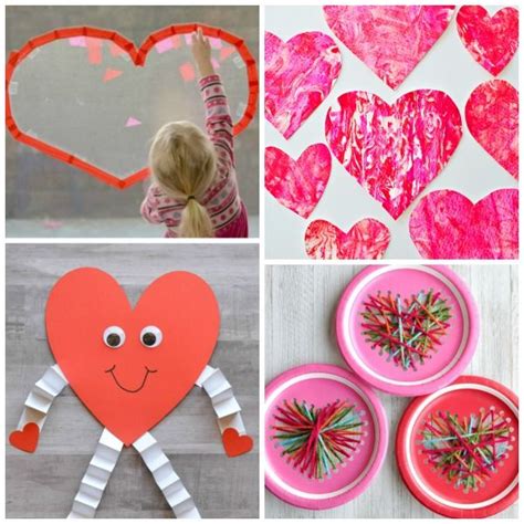 heart crafts  kids crafts  kids heart crafts valentines party