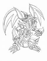 Drachen Skeleton Yu Ausmalbild Slifer Dragons sketch template