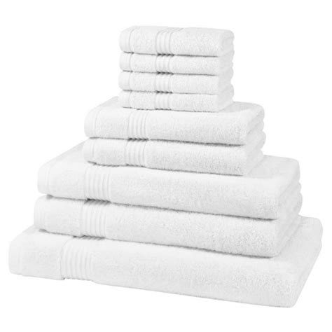 10 Piece 700gsm Bamboo Towel Set 4 Face Cloths 2 Hand Towels 2 Bath