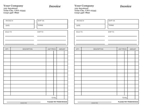 invoice template 5