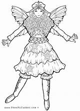 Coloring Pages Fairy Edward Scissorhands Ice Woodland Pheemcfaddell Fairies Mystical Color Comments Getcolorings Getdrawings Gemerkt Von Coloringhome sketch template