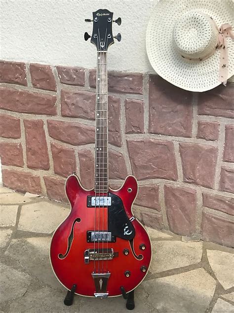 epiphone ea   cherry red reverb