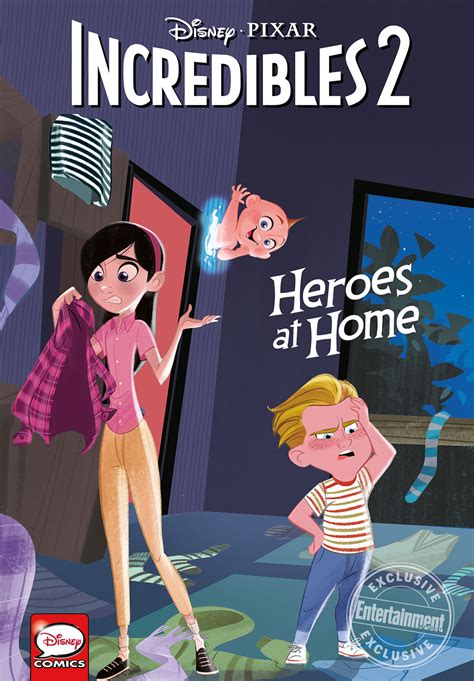 see the exclusive covers for incredibles 2 tie in comics
