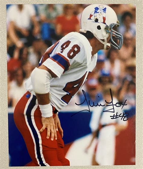 tim fox signed new england patriots 8 x 10 photo ebay