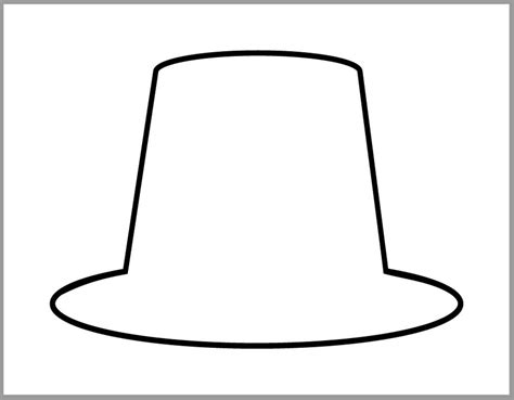 printable pilgrim hat template printable templates