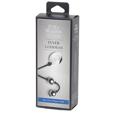 fifty shades of grey inner goddess mini silver pleasure