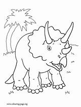 Dinosaur Coloring Triceratops Dinosaurs Print Pages Colouring Face Printable Sheets Horns Sheet His Color Three Gif Library Clipart Popular Choose sketch template