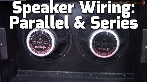speaker wiring diagram series  parallel wiring diagram