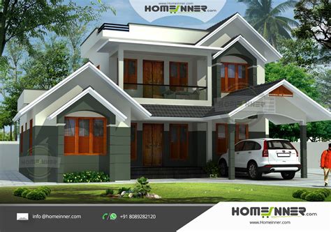 indian small farmhouse plan  bhk kerala house design