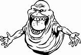 Slimer Ghostbusters Coloring Pages Sticker Decal Laptop Macbook Mac Pro Air Sizes M10 Getdrawings Print Printable Getcolorings Search sketch template