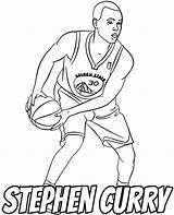 Coloring Curry Stephen Pages Nba Sheet Player Print Basketball Athletes Topcoloringpages sketch template