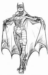 Batgirl Kolorowanki Batichica Dzieci Catwoman sketch template