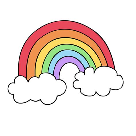 rainbow cute arts royalty  stock illustration image pixabay