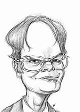 Dwight Sketches Paint sketch template