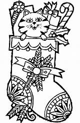 Christmas Coloring Pages Socks Coloringpages1001 Ausmalbilder Color Sock sketch template