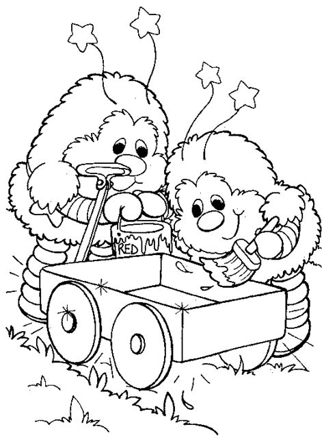 rainbow brite coloring pages  kids updated