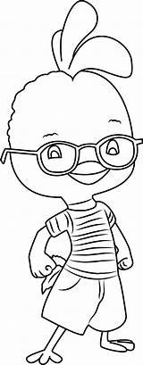 Chicken Little Coloring Look Pages Printable Cool Coloringpages101 Categories Kids sketch template