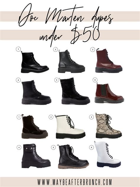 affordable dr martens dupes   fashion trendy fall outfits womens fashion edgy