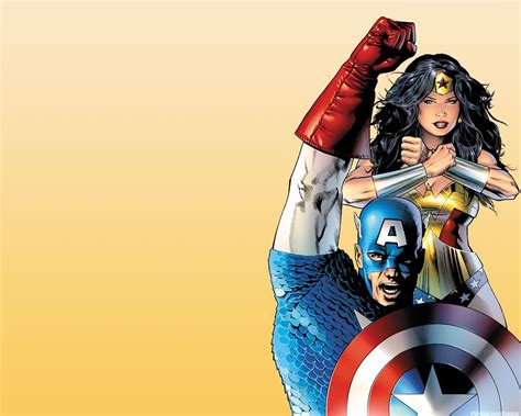 Photo Captain America Wallpaper Wonder Woman Wonder