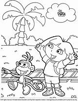 Coloring Explorer Dora Kids Library Favorite Pages Bundle Paint Resources Many Color sketch template