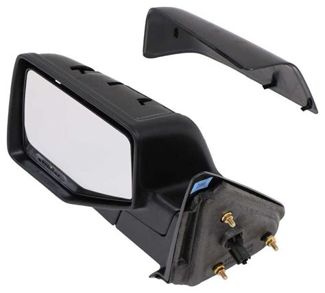 k source replacement side mirror electric textured black driver