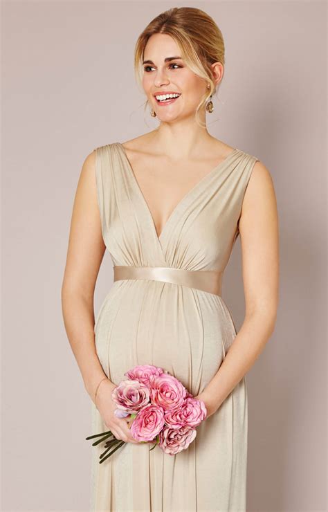 anastasia maternity gown gold dust maternity wedding