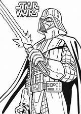 Darth Vader Coloring Sable Galaxias sketch template