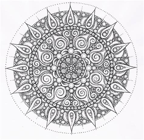 advanced complicated mandala coloring pages