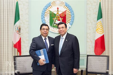 mexican ambassador visits inc executive minister