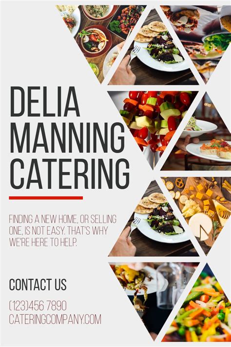 catering company catering food design template