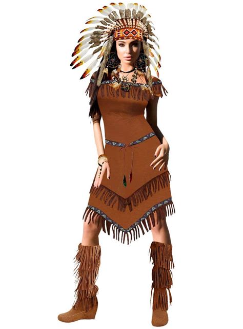 Womens Native Indian Costume American Indian Womens Dress Up Outfit