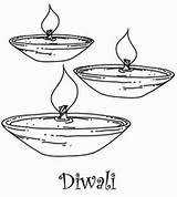 Diwali Colouring Pages Coloring Festival Familyholiday sketch template