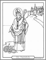 Religious Snakes Patricks Banishing Blessings Saintanneshelper sketch template