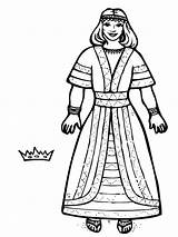 Coloring Esther Queen Printable Pages Getdrawings Getcolorings sketch template