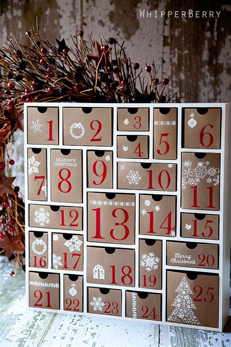 easy diy advent calendars  count   christmas