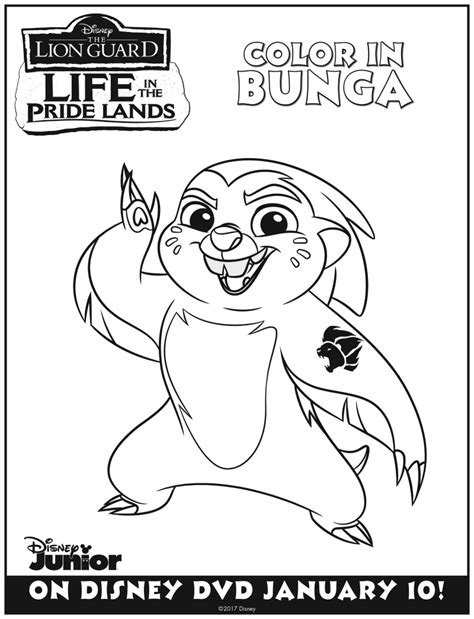 lion guard coloring pages  getdrawings