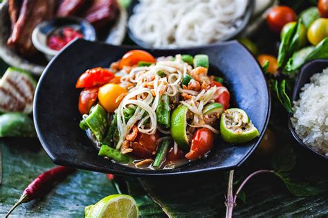 Authentic Thai Green Papaya Salad Som Tum Culturallyours