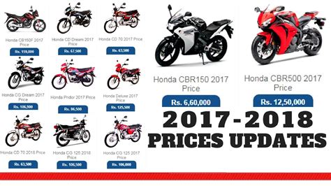 honda motorcycles price  pakistan    prices