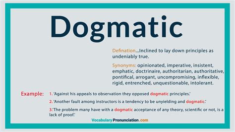 dogmatic   pronounce english words dogmatic