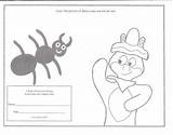 Storytime Grimm Ant sketch template