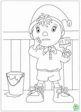 Dinokids Coloring Noddy Close sketch template