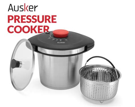 ausker pressure cooker helps  save money time  eat healthily