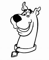 Scooby Doo Coloring Pages Print Smiling sketch template