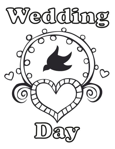 wedding coloring pages wedding day wedding coloring pages wedding
