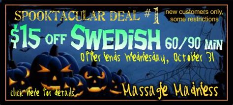 october massage madness until oct 31 relax heal new