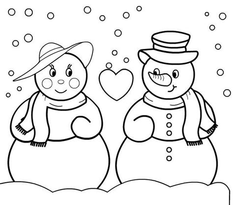 christmas snowman coloring pages coloring home