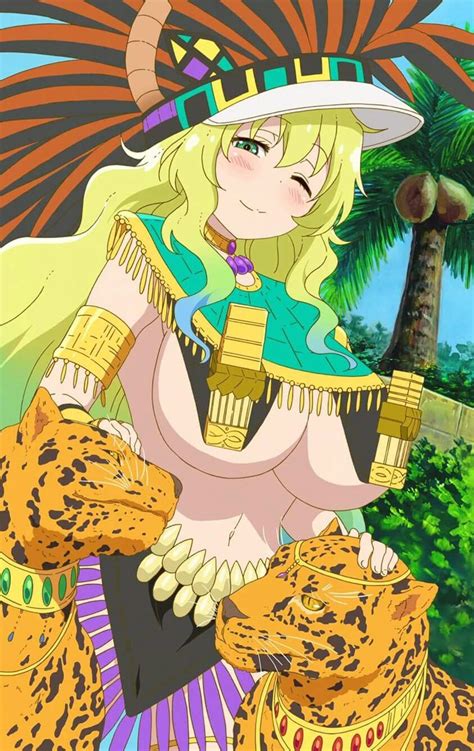 quetzalcoatl locua kobayashi san chi no maid dragon chicas anime pinterest